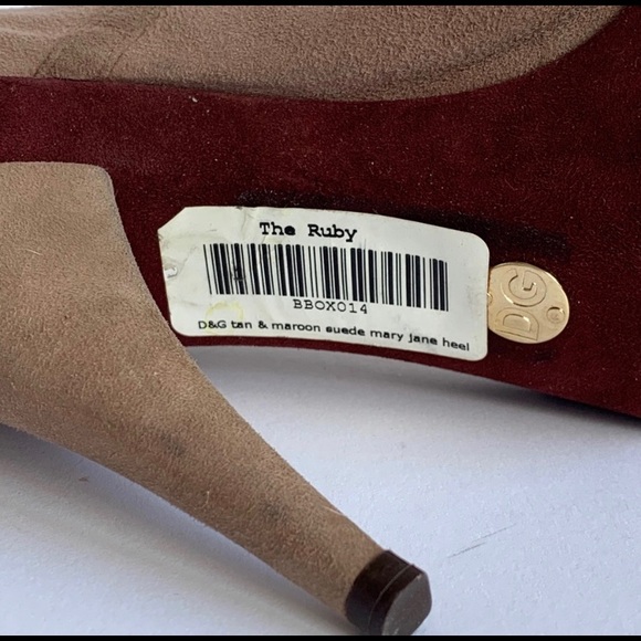 Dolce & Gabbana Suede Color Block Heels - Picture 4 of 4